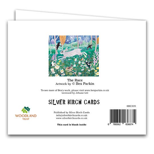 Blank Greeting Card ''The Race"