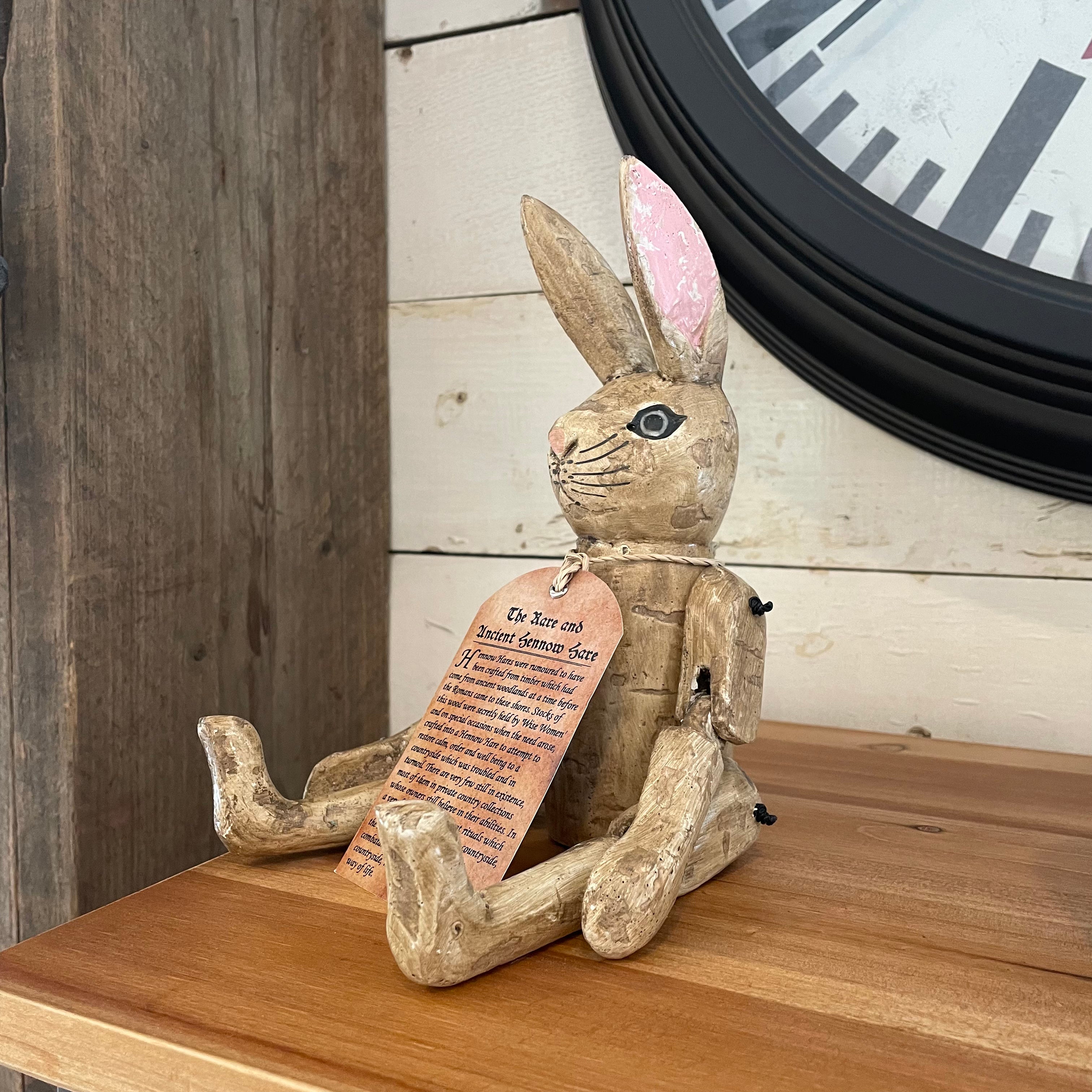 Wooden Jointed Hare.