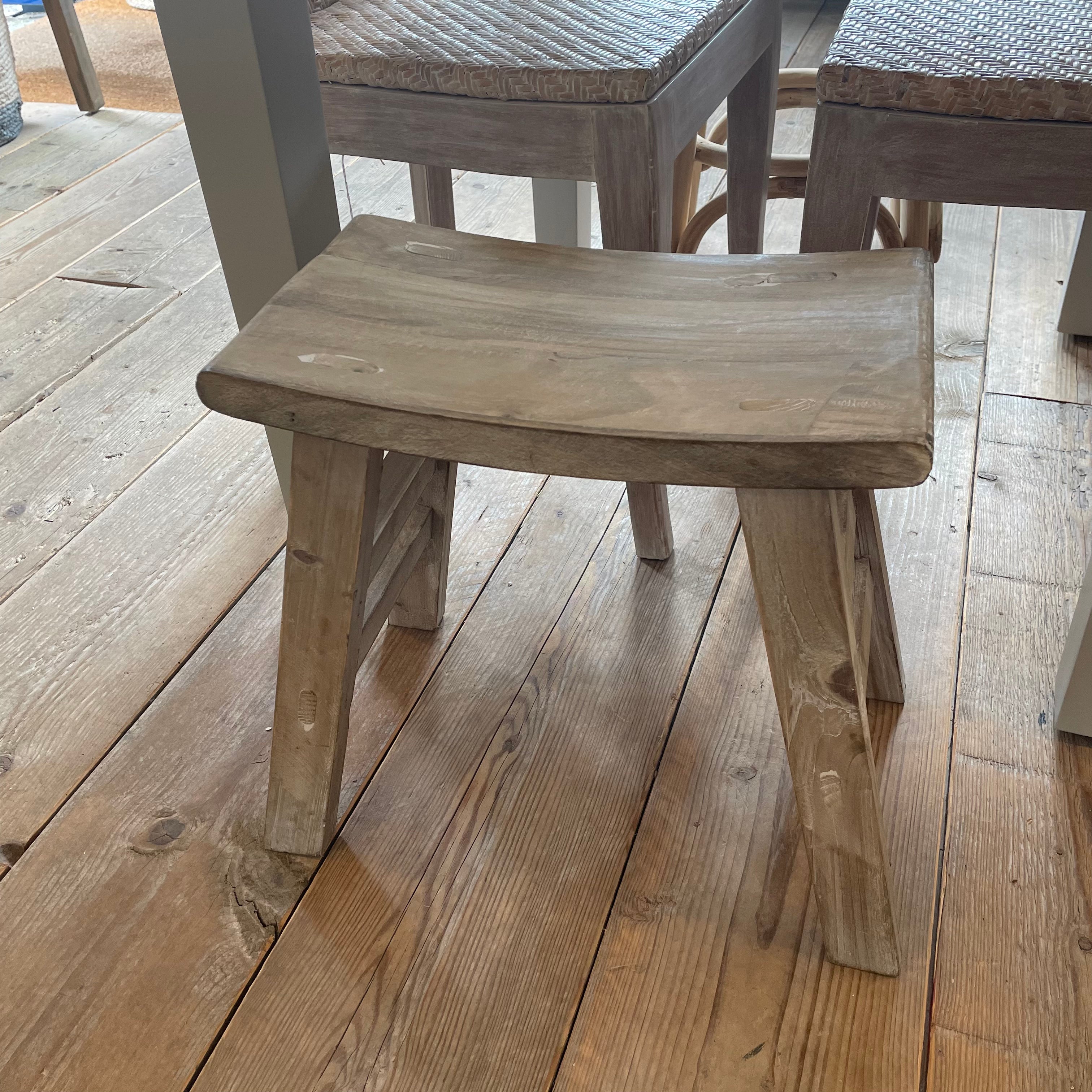 Low Wooden Stool