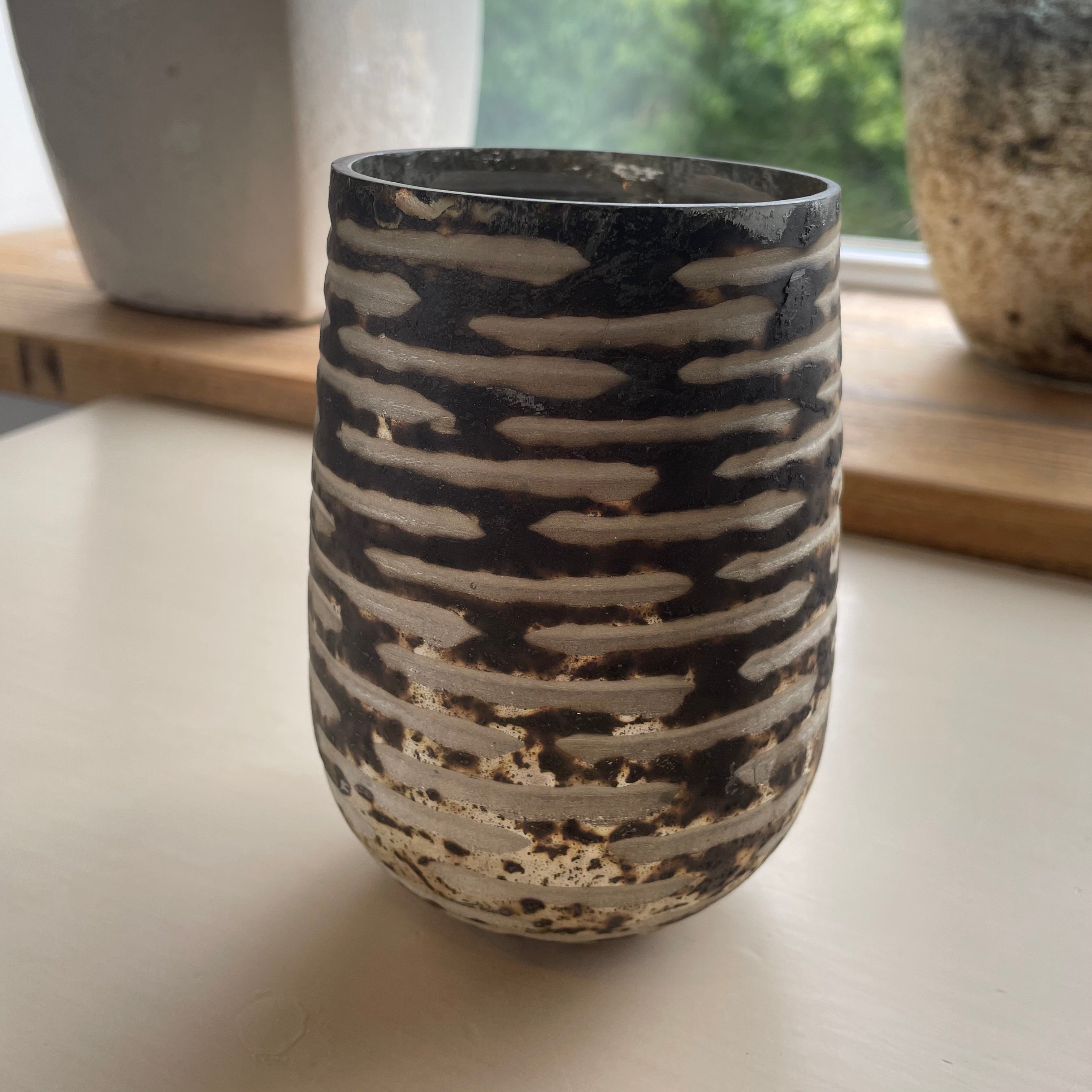 Medium Gold Etched Votive