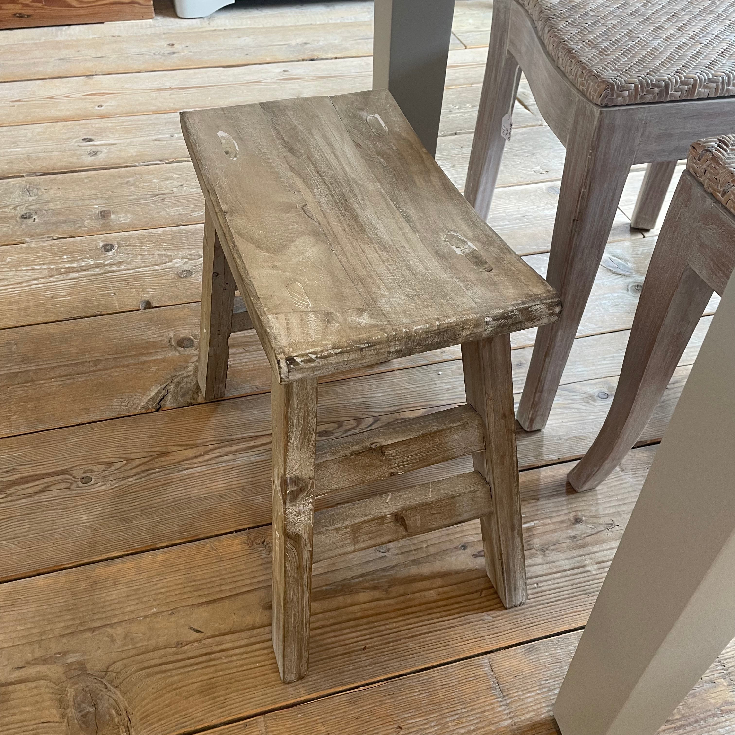 Low Wooden Stool