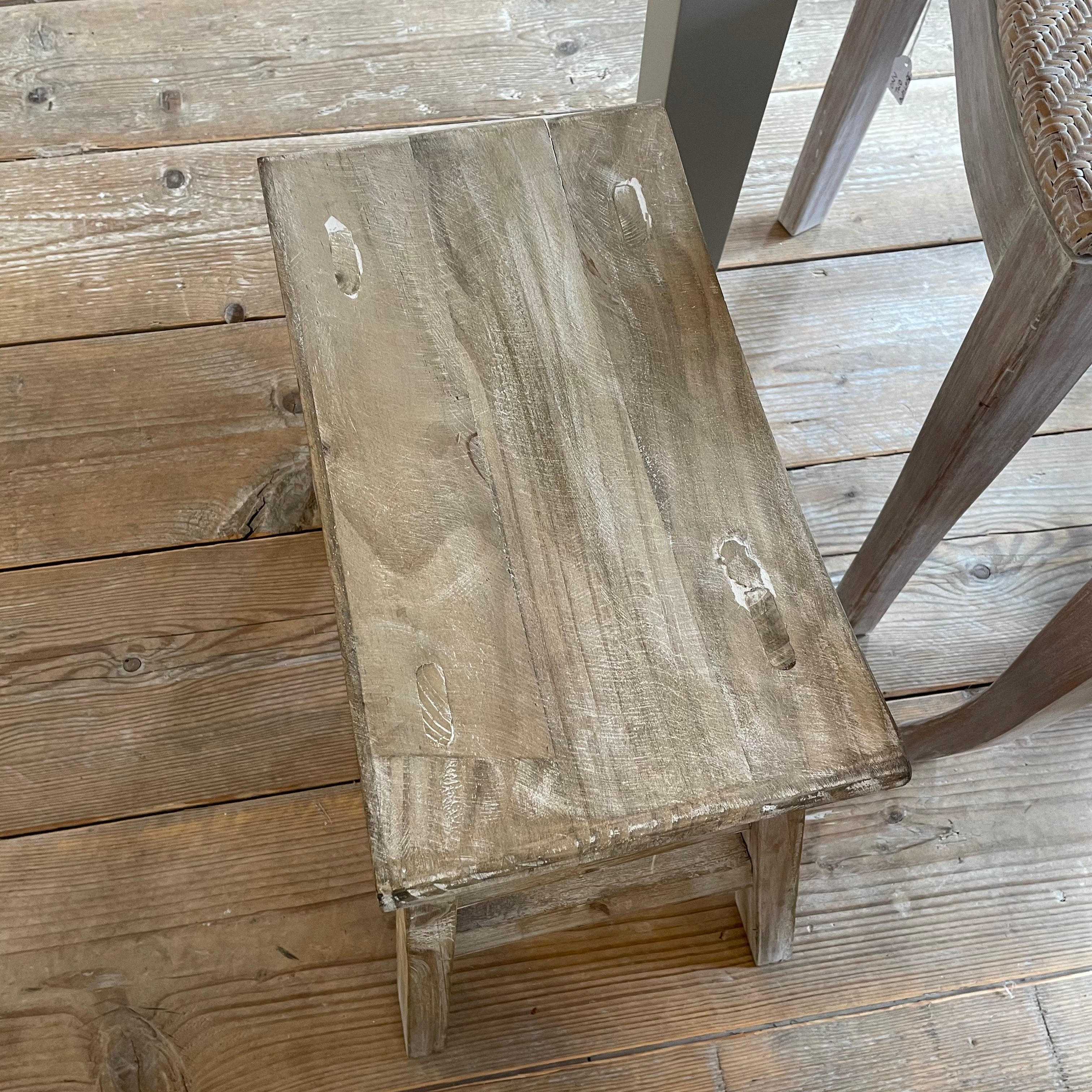 Low Wooden Stool