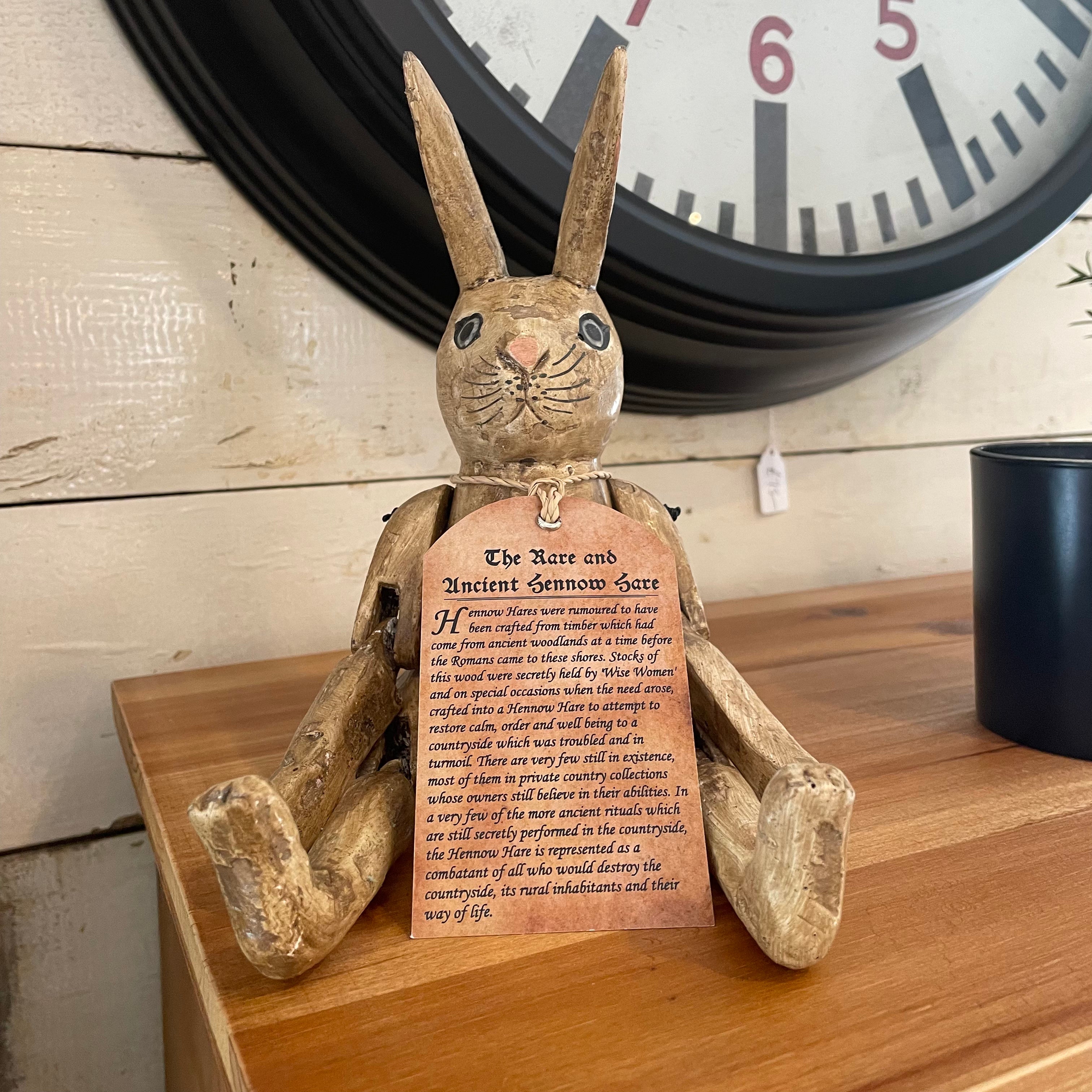 Wooden Jointed Hare.