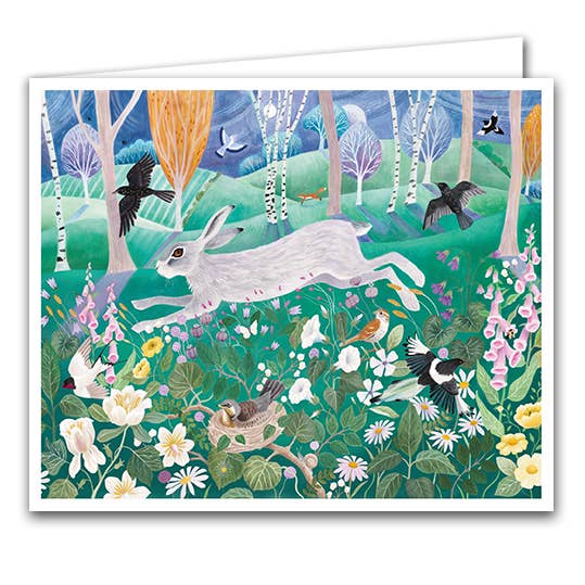 Blank Greeting Card ''The Race"