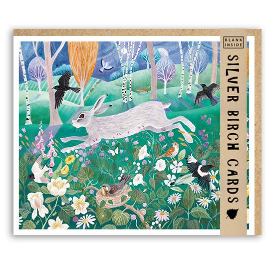 Blank Greeting Card ''The Race"