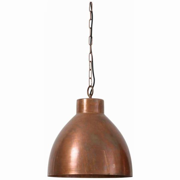 Antique Brass Agata Pendant Light