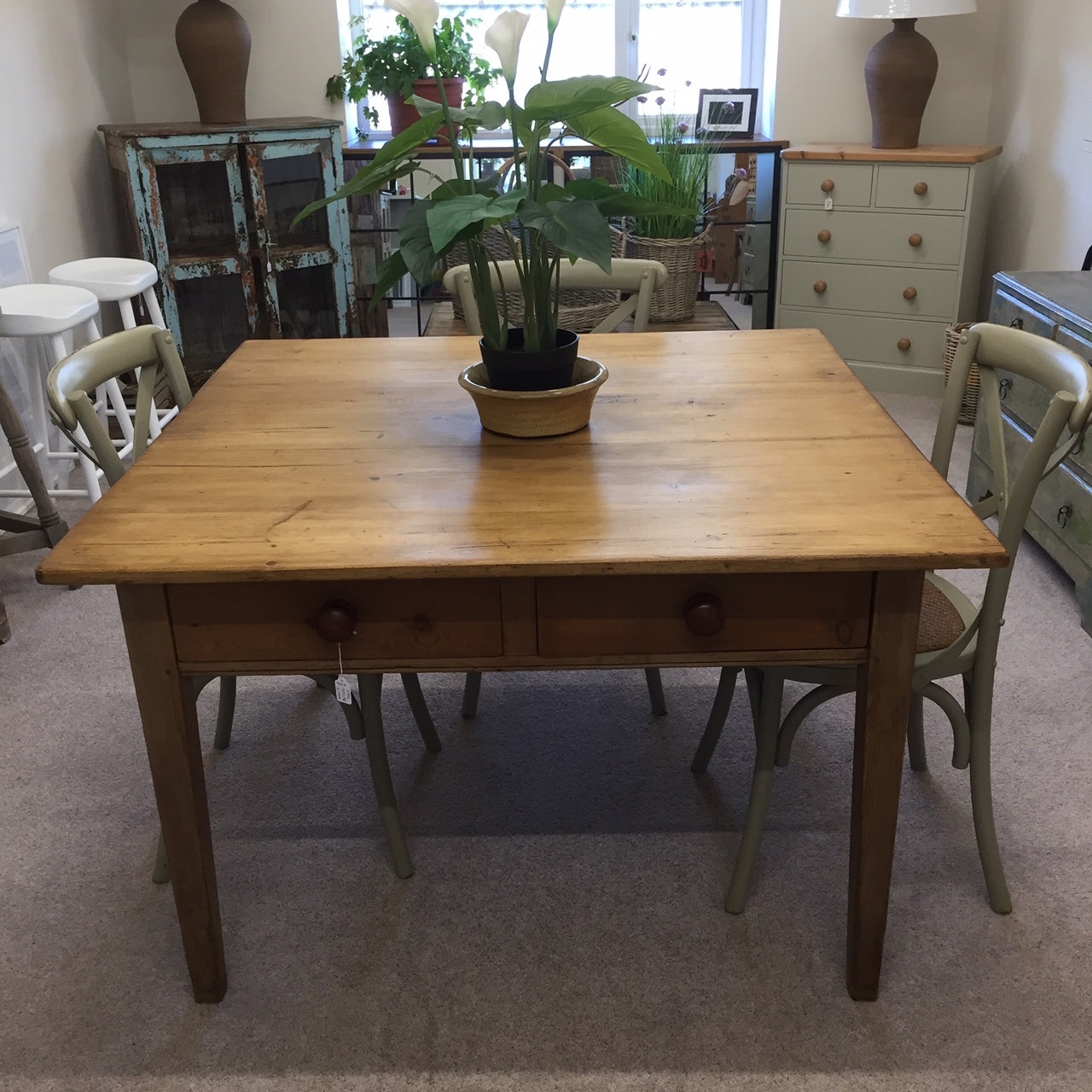 French Antique Pine Table