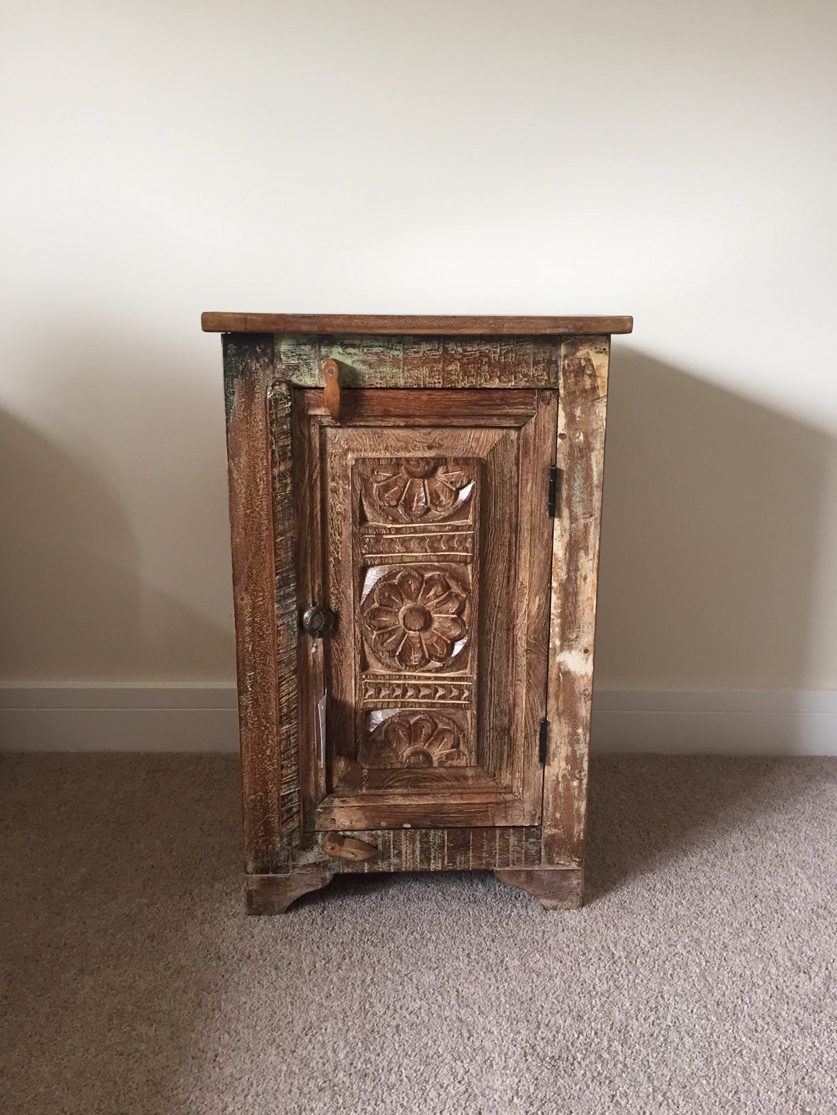 Indian Teak Cupboard/ Bedside