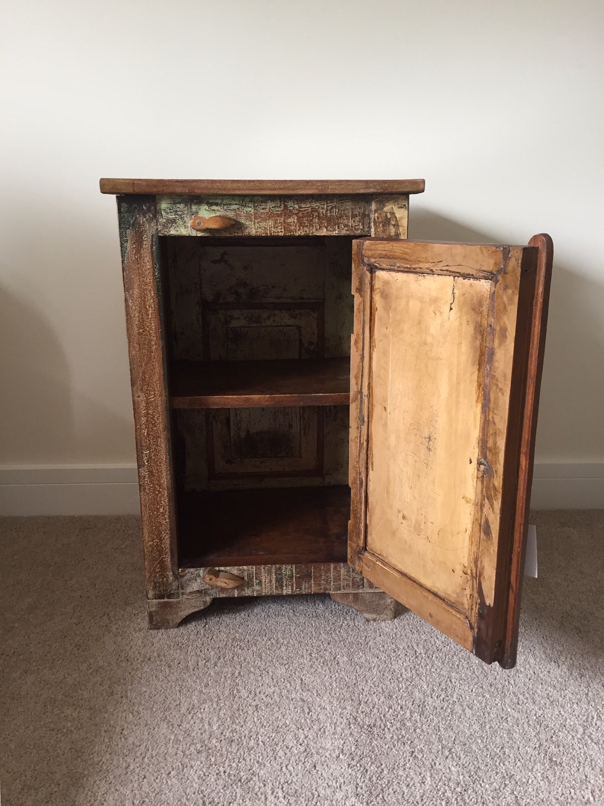 Indian Teak Cupboard/ Bedside