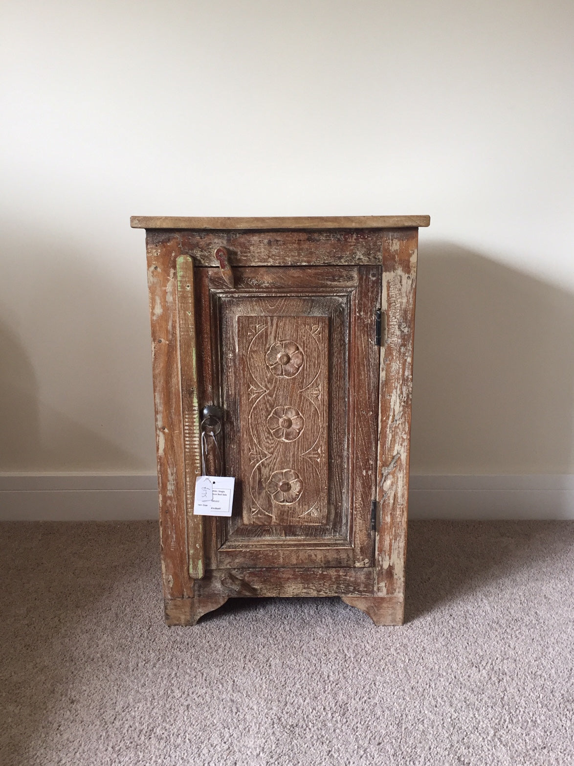 Indian Teak Cupboard/Bedside.