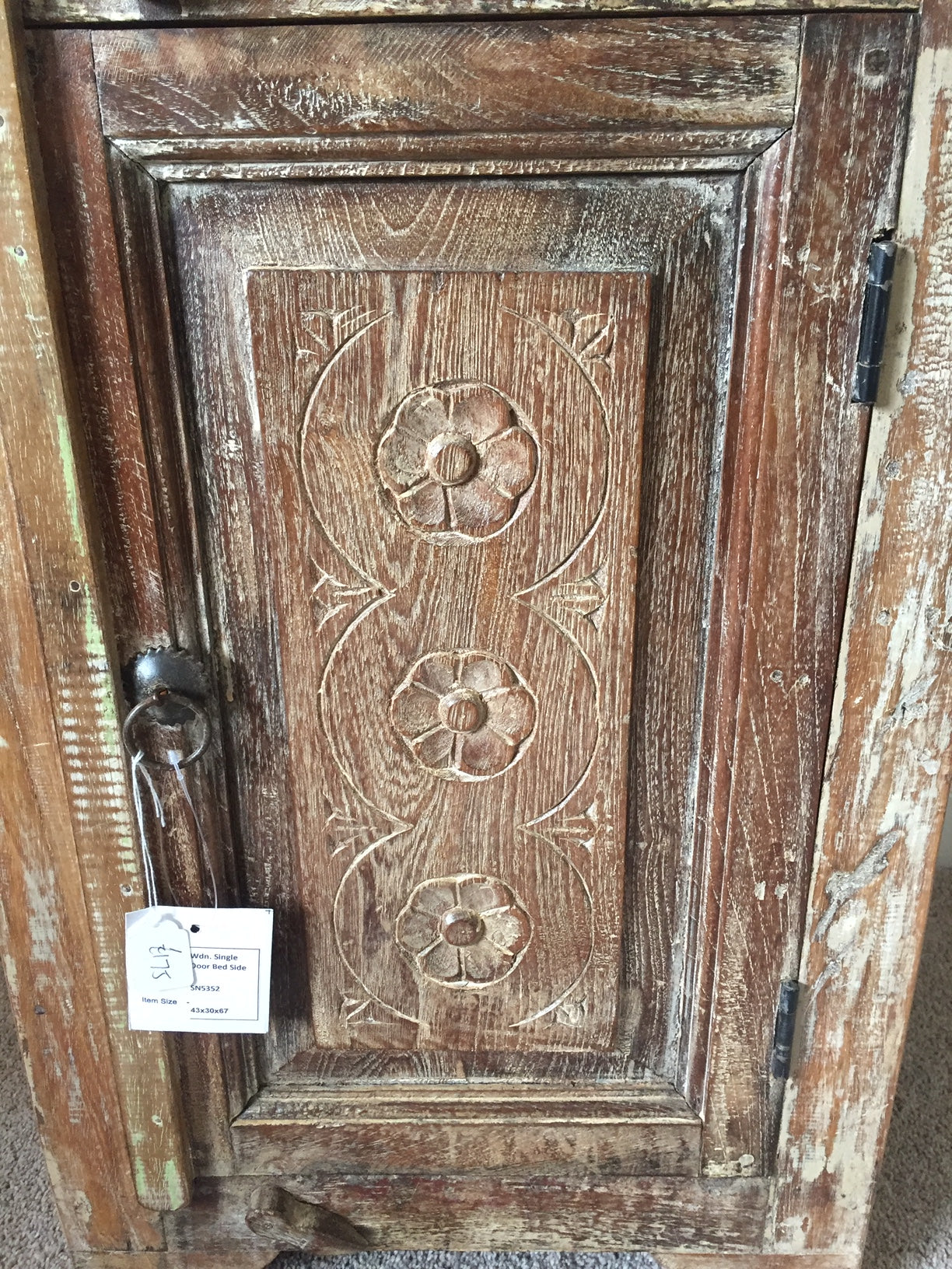 Indian Teak Cupboard/Bedside.