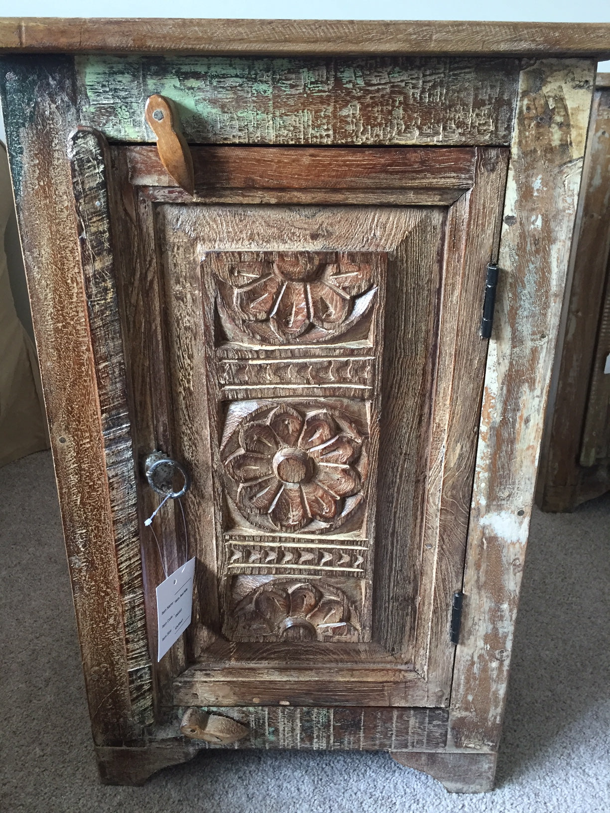 Indian Teak Cupboard/ Bedside