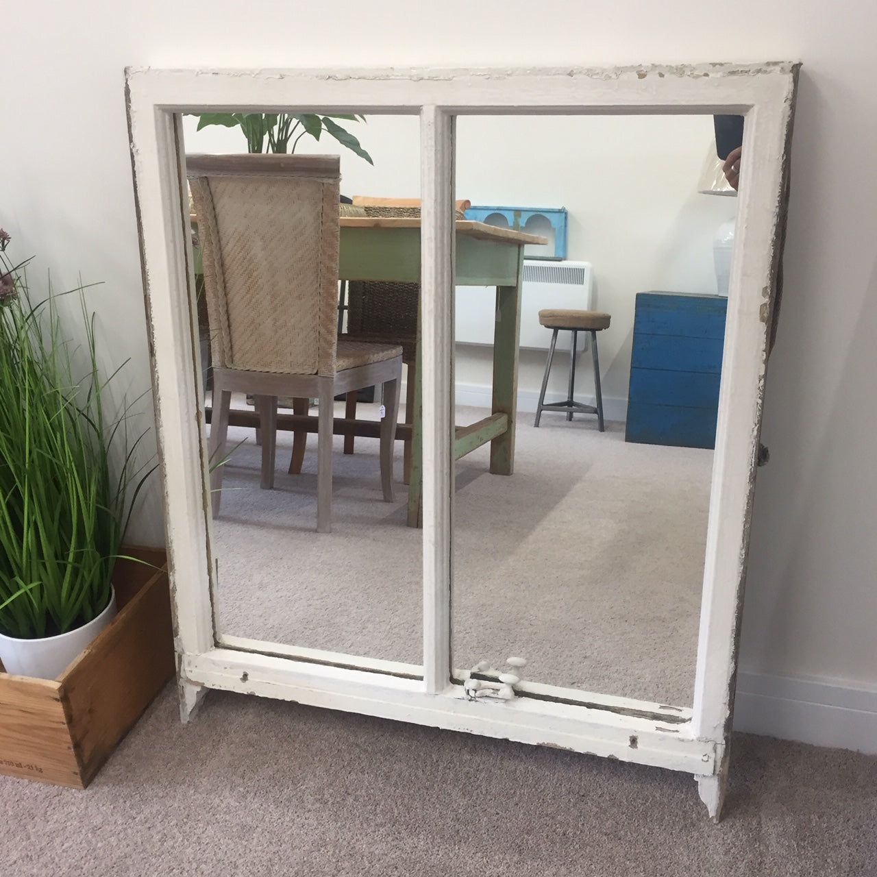 Reclaimed Sash Window Mirror.