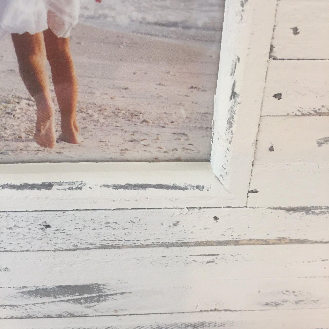 White Washed Photo Frame 6x4