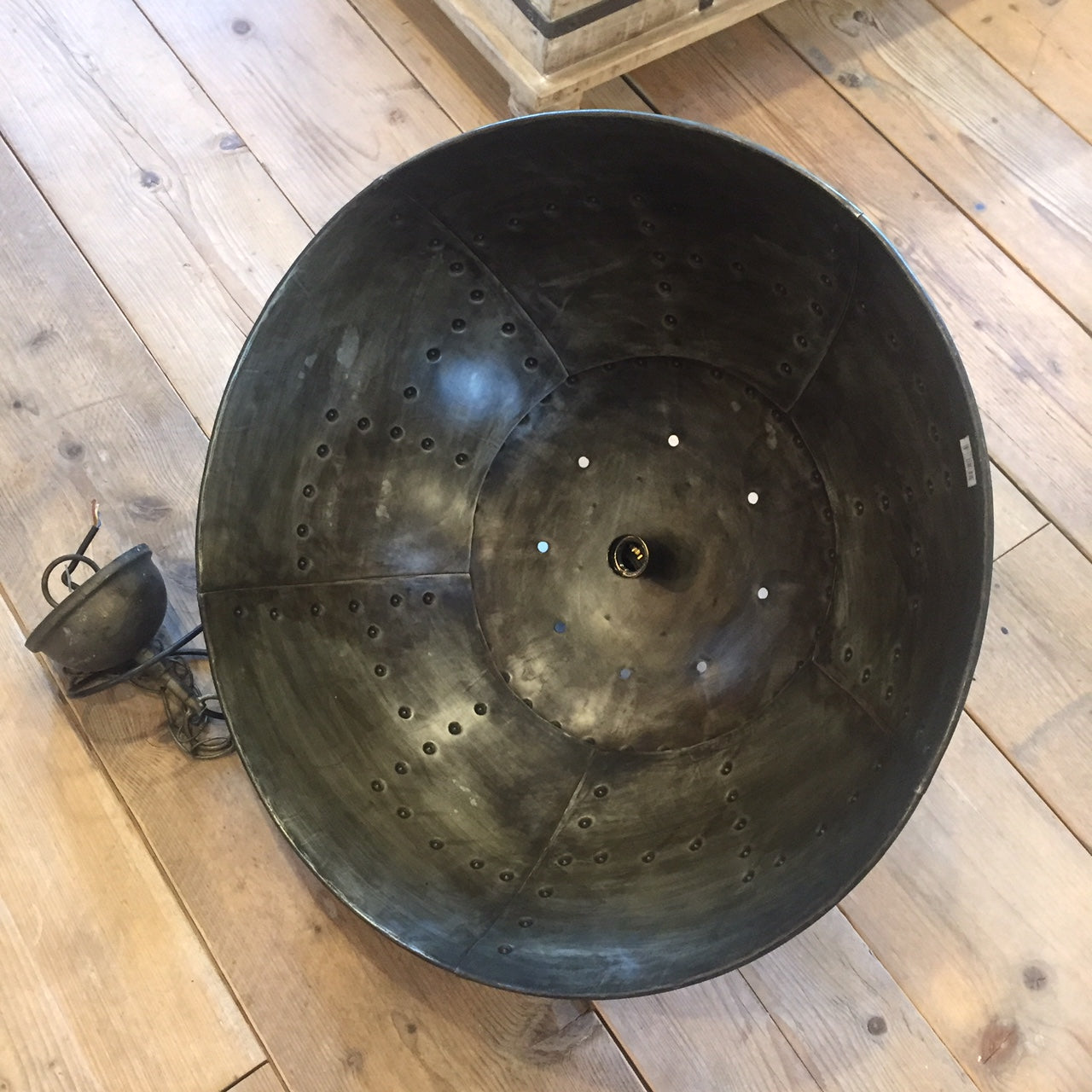 Large Industrial Pendant Light.