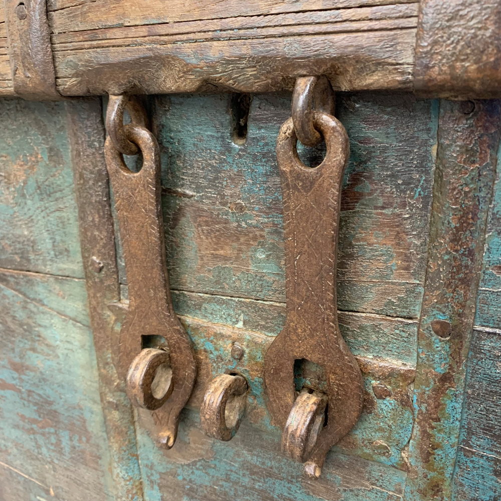 Indian Antique Teak Storage Chest