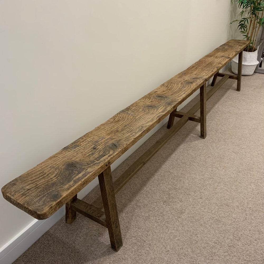Vintage Trestle Bench