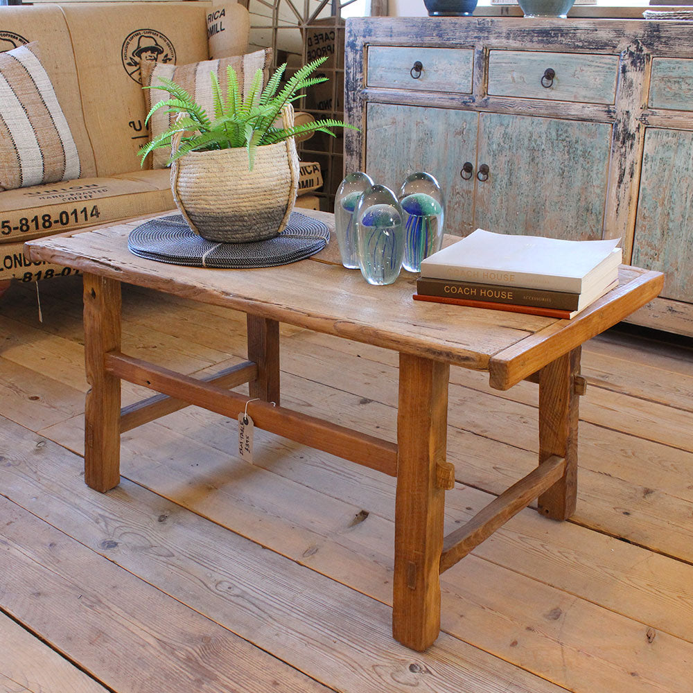 Antique Elm Coffee Table